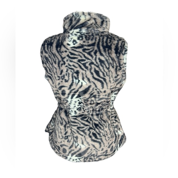 Keren Hart Leopard NWT Reversible Puffer Vest - Picture 6 of 8